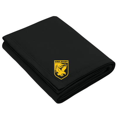 Iowa Rugby Sweatshirt Blanket